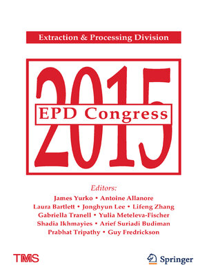 cover image of EPD Congress 2015